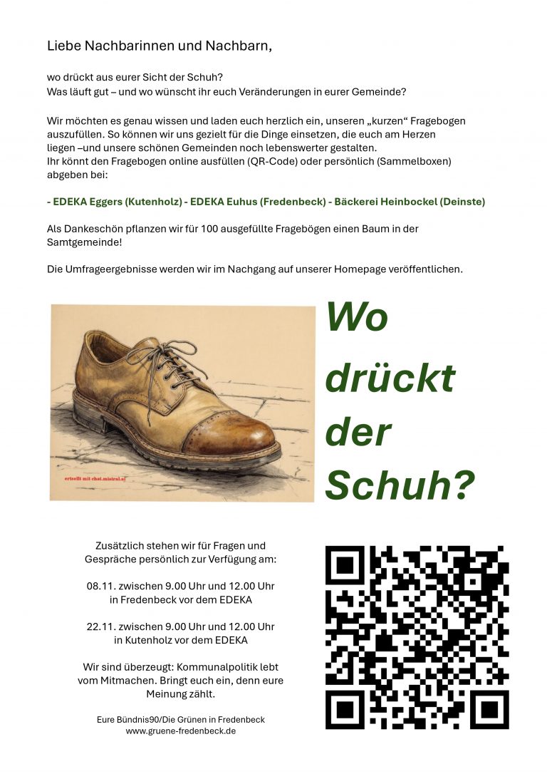 Wo drückt der Schuh?